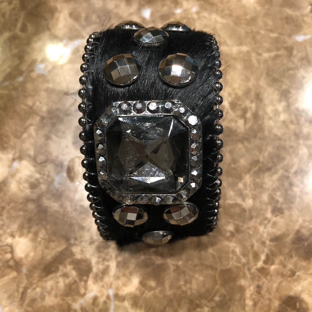 Black Cuff Bracelet